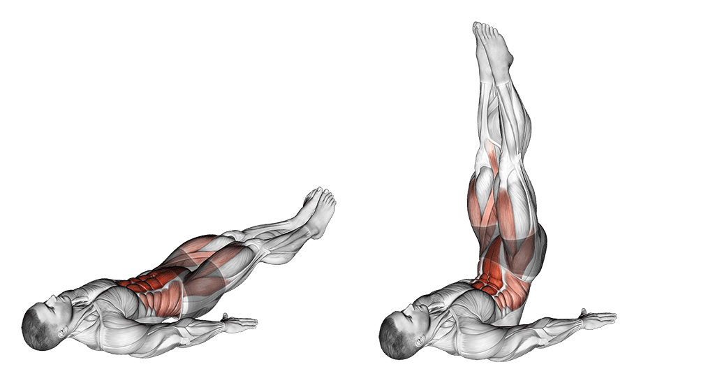 relevés de jambes - leg raises