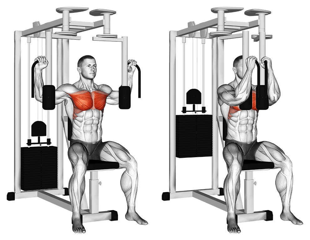 pec deck machine