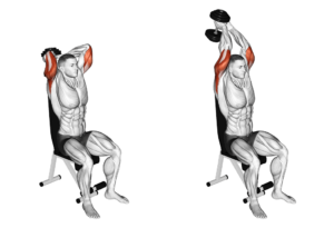 extension triceps aux haltères