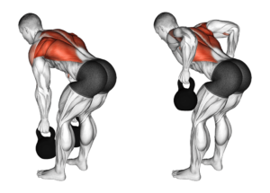 kettlebell row