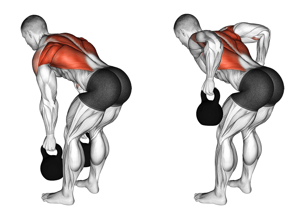 kettlebell row