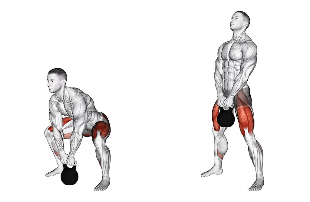 kettlebell deadlift sumo