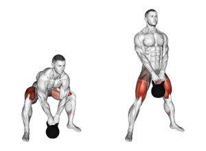 kettlebell sumo squat