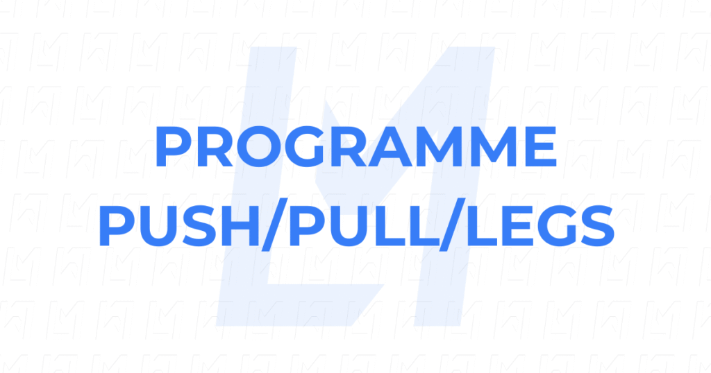 programme push pull legs 3 à 5 jours semaine - bannière