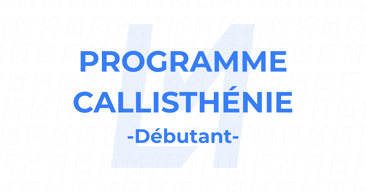 programme callisthénie débutant - bannière
