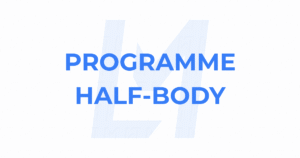 programme half body 2 à 4 jours semaine - bannière