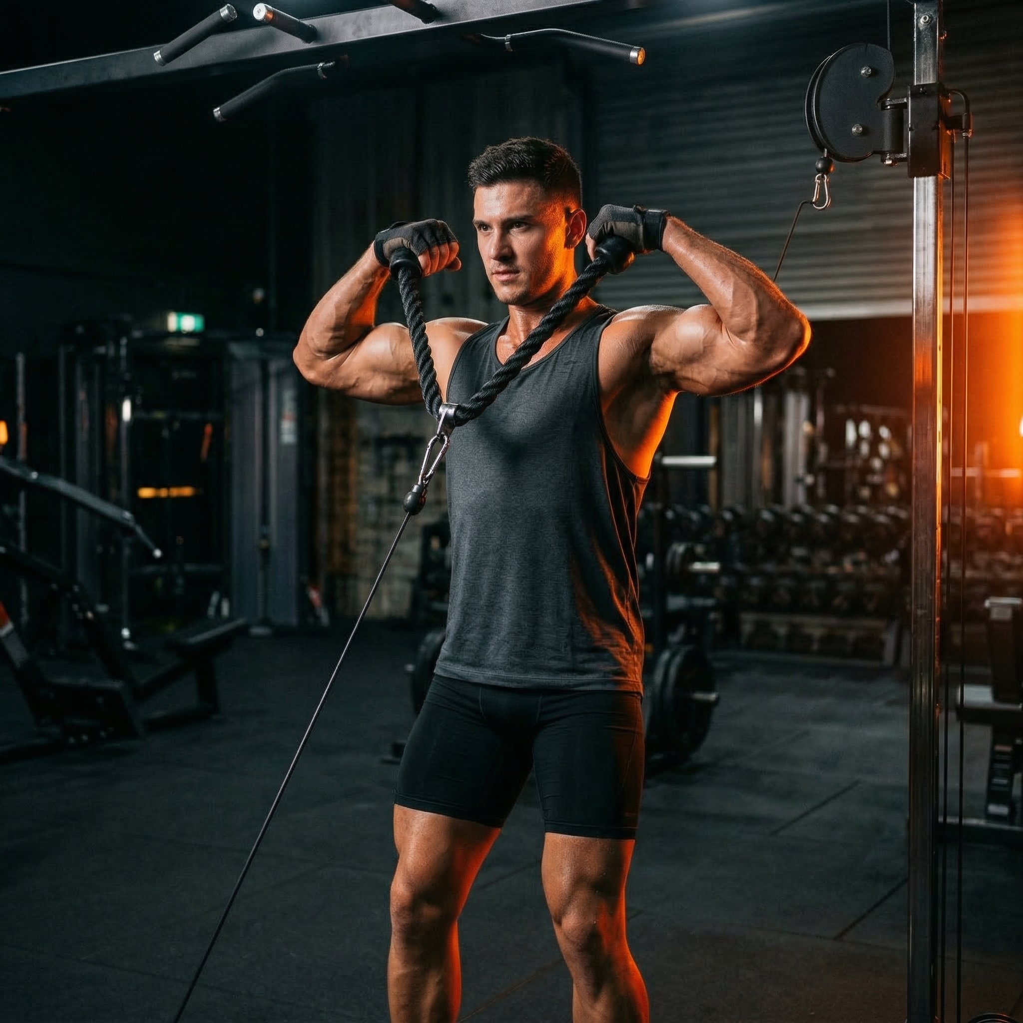 Face pull à la poulie technique deltoïdes postérieurs