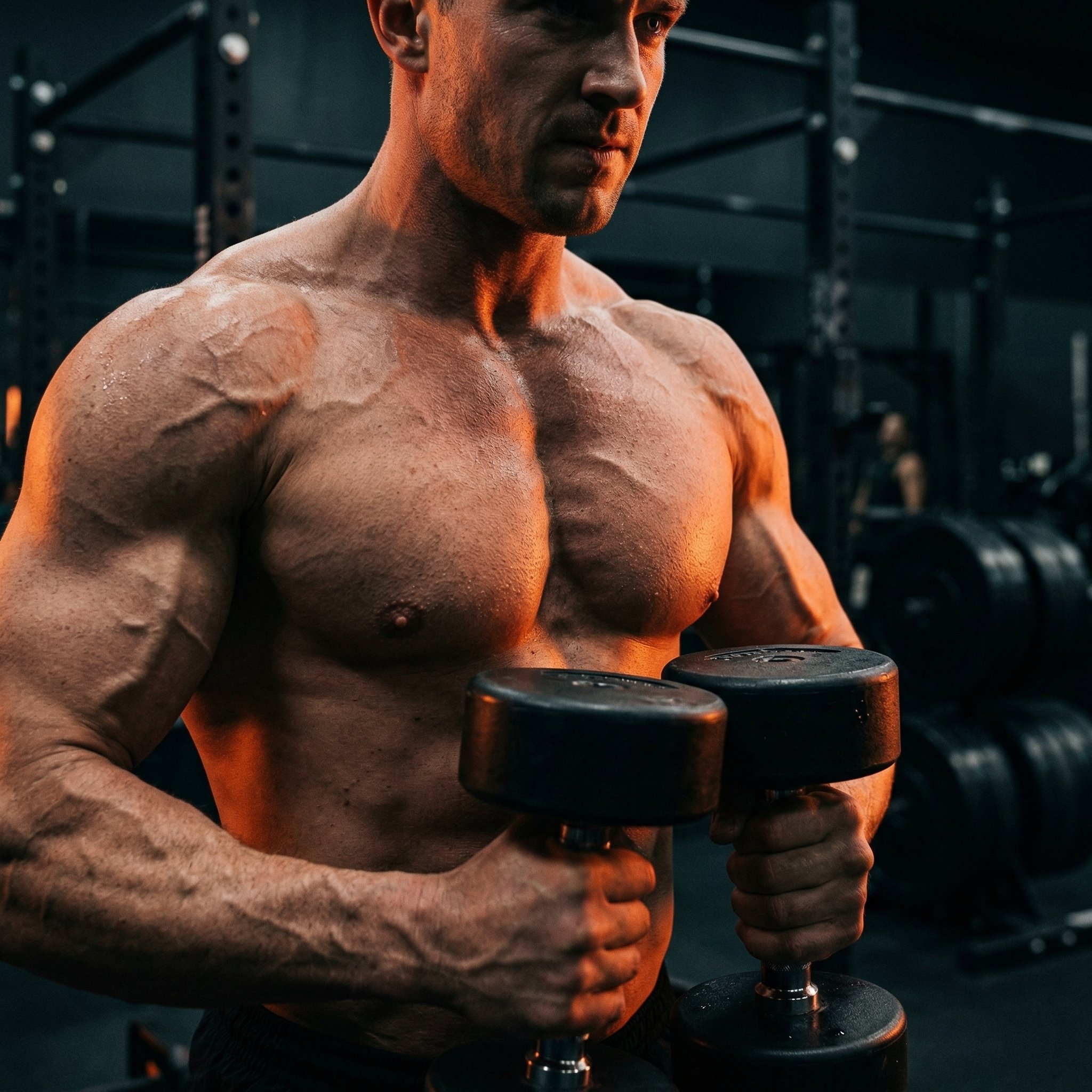 programme pectoraux musculation - développé haltères